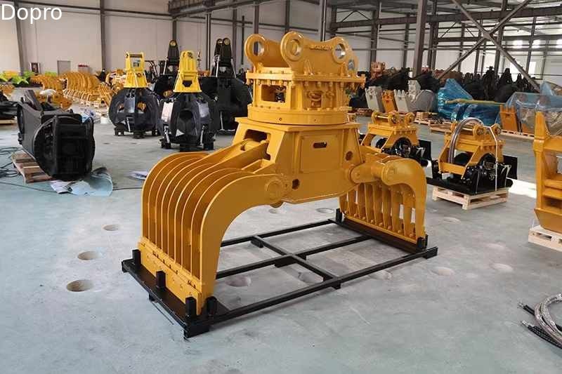 360 Degree Rock Grabs Grapples For Excavators PC200 EX210 SK220 EC360 ...