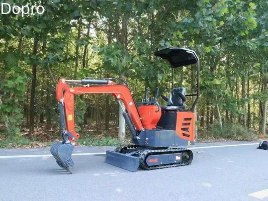 1.0 Ton Mini Excavator Machine Small Micro Crawler Bagger Digger 1.2 T ...