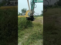 Excavator lawn mower